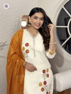 KF 6023 Kalaai Cotton Silk Embroidery Online Kurti With Bottom Dupatta Wholesale